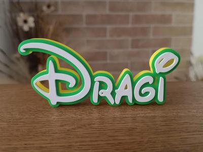 Disney Name Sign Dragi