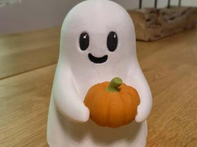 Ghost with Pumpkin