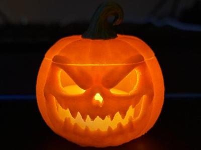 Halloween Nightmare Grin - LED Candle