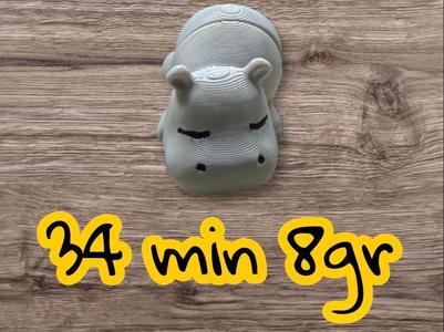 Sleepy Hippo Articulated