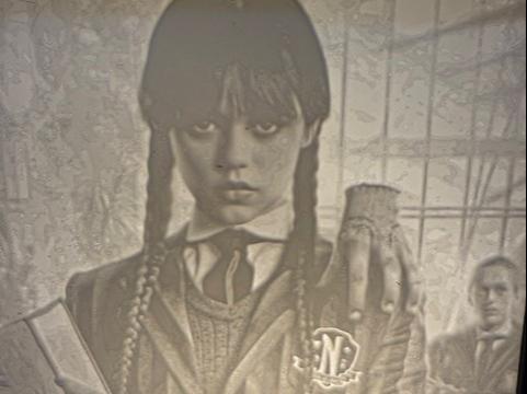 wednesday adams 3 of 4 Lithophanes 