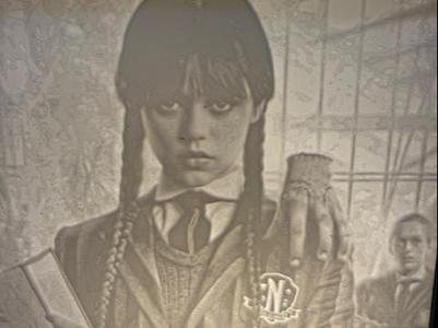 wednesday adams 3 of 4 Lithophanes 