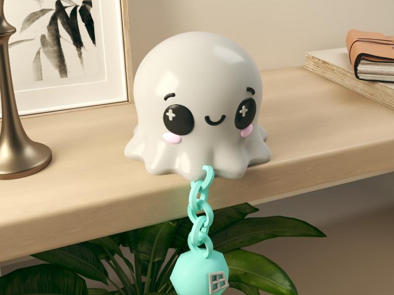 Ghost halloween flexi articulated cute