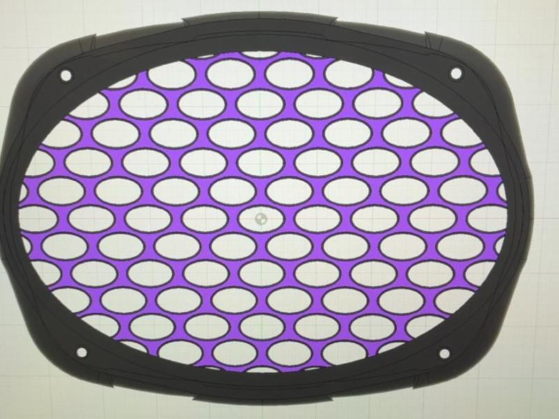 Kicker DS/ES 6x9 Oval Grill