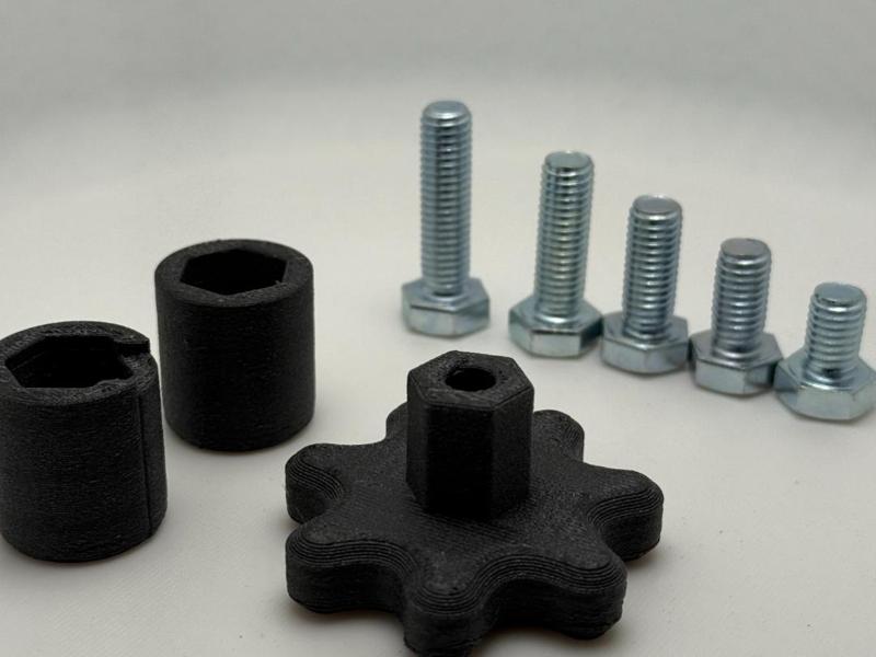 DIY Star Knob System for M8 Screws (DIN 933)