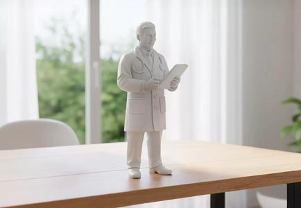 Doctor with Clipboard 3D Printable