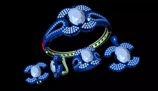 Diamond Jewellery Sets Concept
