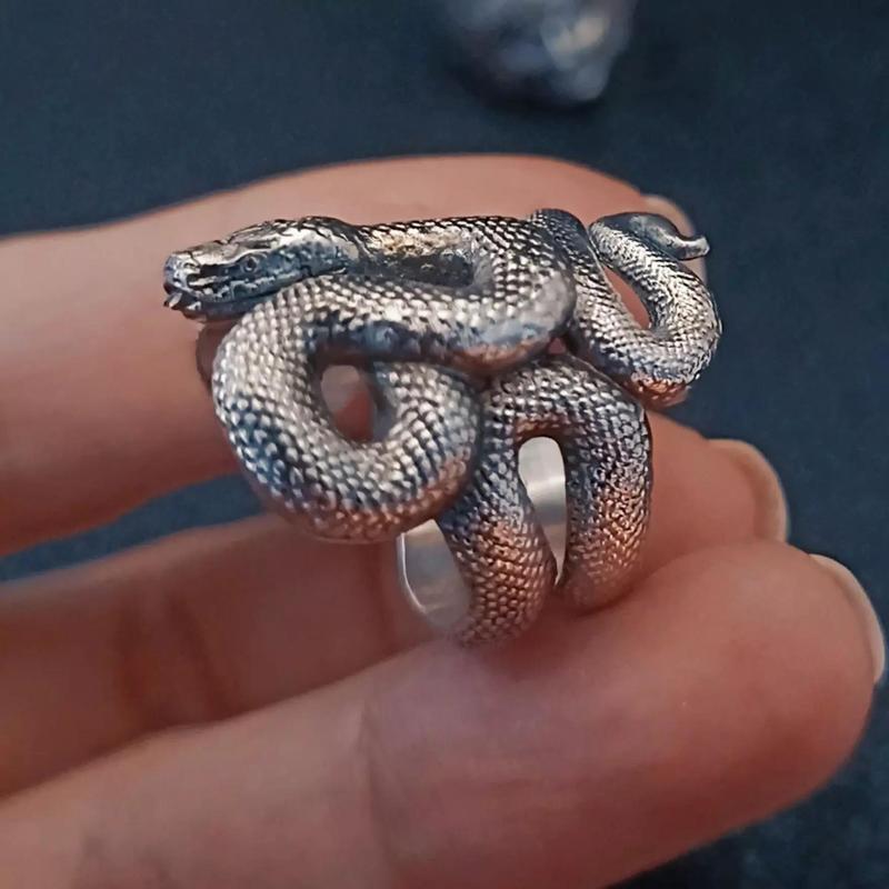 snake ring 3d model for 3d printing 3D print model
