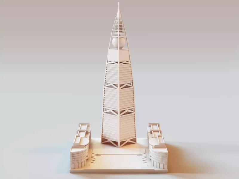 Al Faisaliah Tower in saudi arabia KSA
