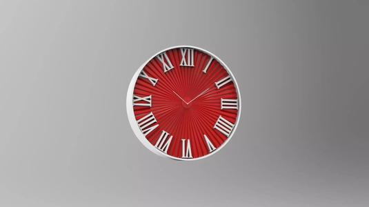 Wall clock 20 cm sun model