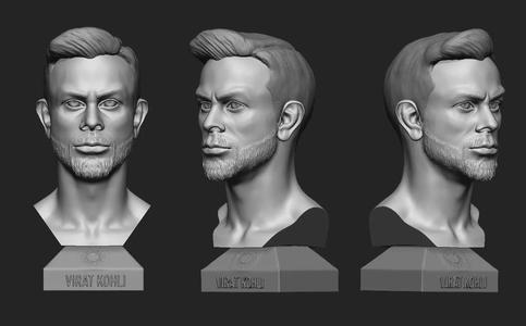 Virat Kholi 3D Print Model