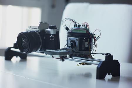 MOTORIZED CAMERA SLIDER made from 3d printer parts