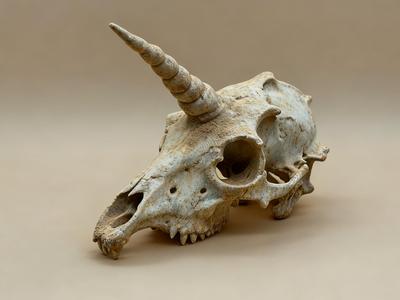 Unicorn Skull Fossil