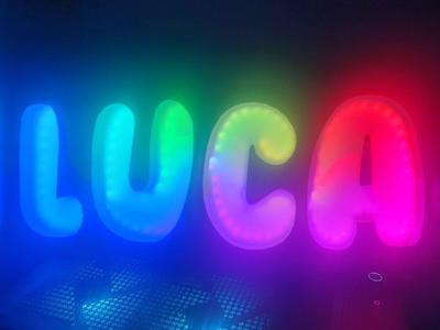 Luca | Name with LEDs