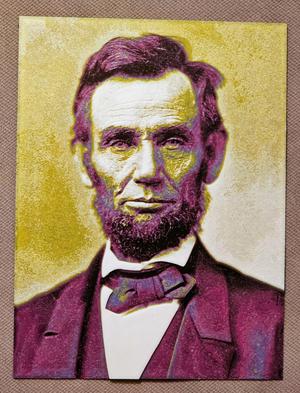 Abraham Lincoln 1863 hueforge