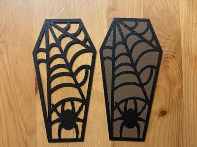 x2 Halloween Bookmarks On Separate Plates 