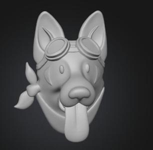 Fallout 4 Dogmeat Cabochon