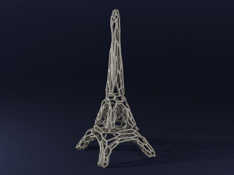 Eiffel Tower Voronoi