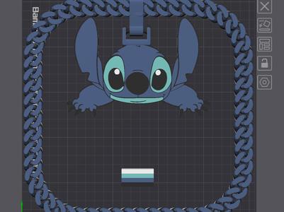 Stitch Custom Neck Chain Edition