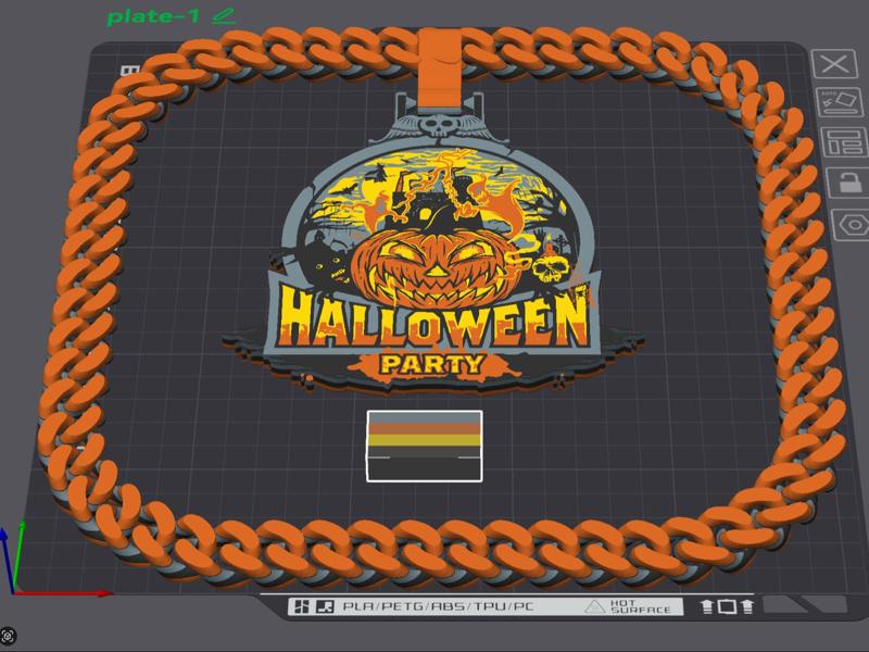 Halloween Party Custom Neck Chain Edition