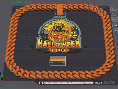 Halloween Party Custom Neck Chain Edition