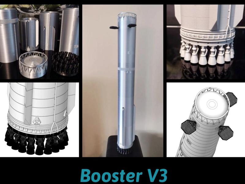 Booster V3 / 1:100 SpaceX
