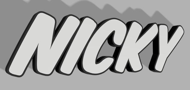 NICKY LED - Namenslampe (Name Lamp)