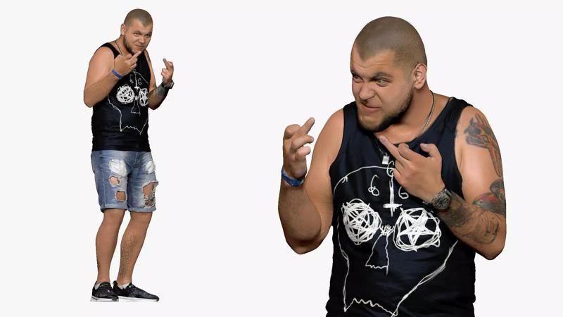 001501 tattoo man 3dp