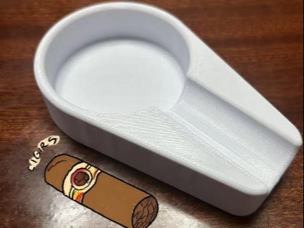 Only 41g/Cigar Ashtray Portable Cigar Smoking Accessory European Small Single Cigar Holder Cigar Accessories Dedicated Ashtray Ornament