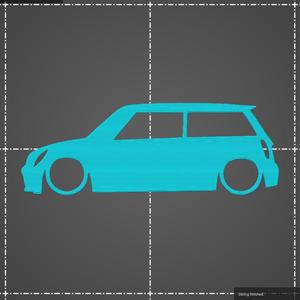 Mini Cooper S hardtop R53 silhouette key