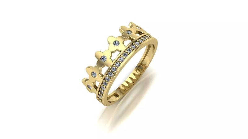 Van Cleef Ring 3DM stl 3d print model