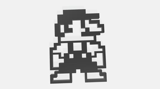 Wall decoration Marios bros 8 bits