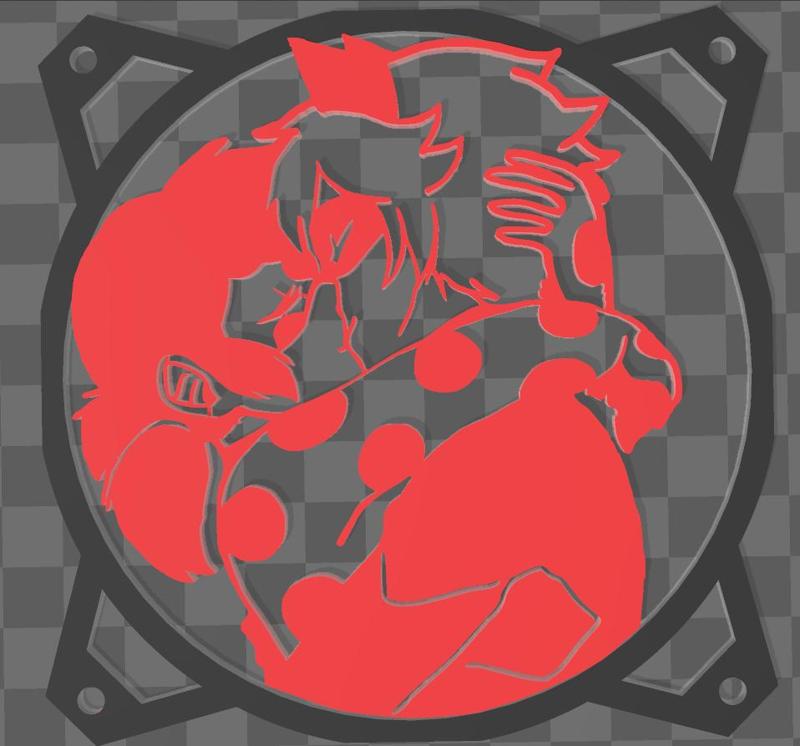 Miraculous Ladybug Fan Cover 120mm