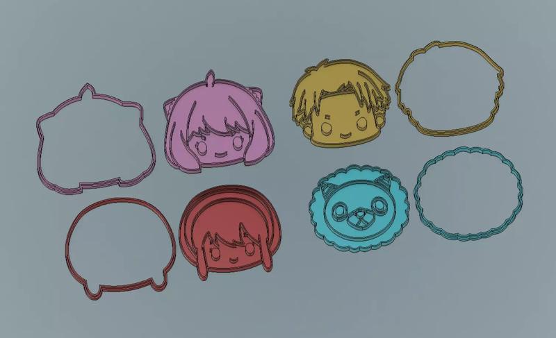 SPY X FAMILY COOKIE CUTTER PACK