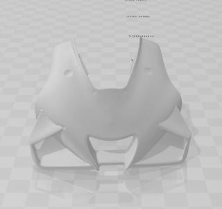 Front cowl of the Ducati motoGP  2024 motorcycle