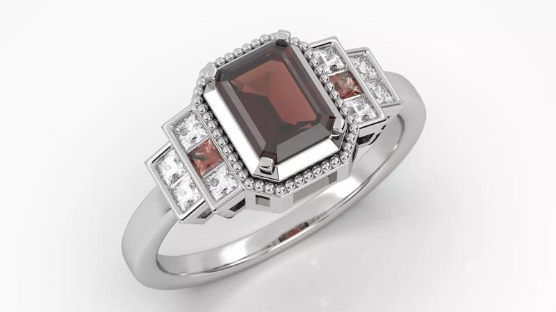 Step Emerald Ring