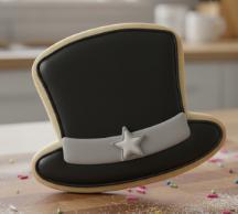 Top Hat Cookie Cutter – ~3.75" STL File 🎩