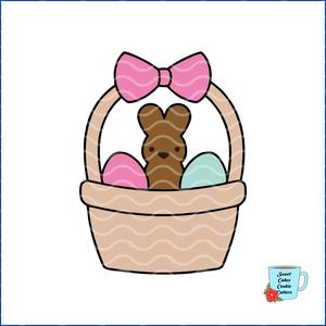 Basket with Eggs Cookie Cutter - Easter - Animal - 8 STL Cookie cutter files