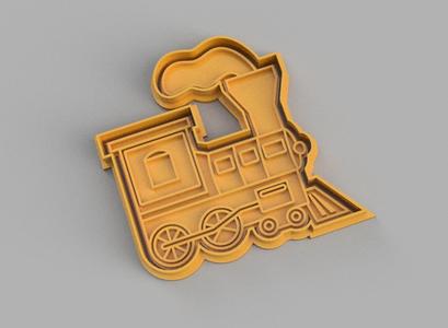 Train cookie cutter