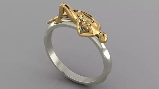woman body ring
