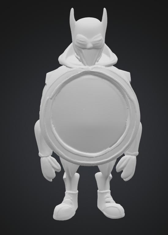 Hero Barrel Figurine – Funny Parody Statue for 3D Printing