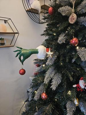 Sneaky Grinch Christmas Tree Decoration