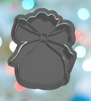 Christmas Santa Bag Cookie Cutter