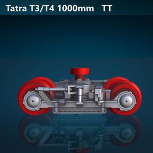 Tatra bogie masks 1000 mm TT (for Tomytec chassis)