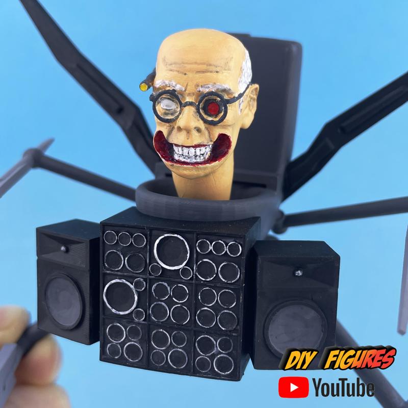 Upgraded Scientist Skibidi Toilet FIGURINE (PRE-EPISODE 60) STATUETTE