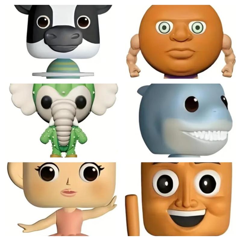 Funkos Collection Brainrort Tralalero Ballerina Tung Tung Liri Larila UDIn din ambalabu vacca saturno