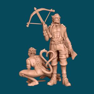 A demon hunting duo — diorama