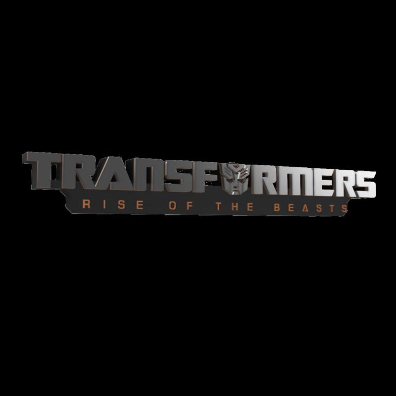 3D MULTICOLOR LOGO/SIGN - Transformers: Rise of the Beasts