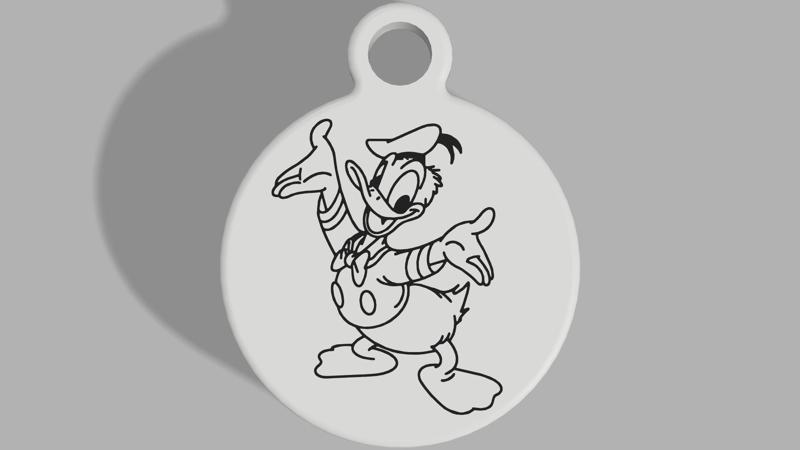 Donald Duck Keyring