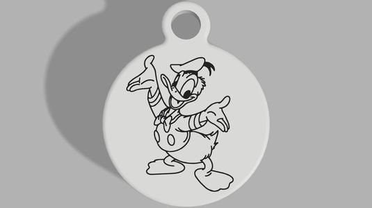 Donald Duck Keyring